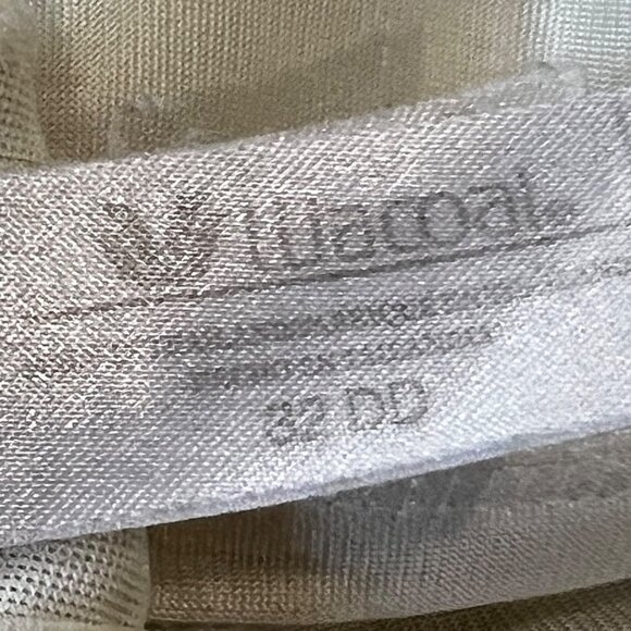 Wacoal 32DD 85121 White Vintage Feather Embroidery Underwire Bra - Picture 4 of 4